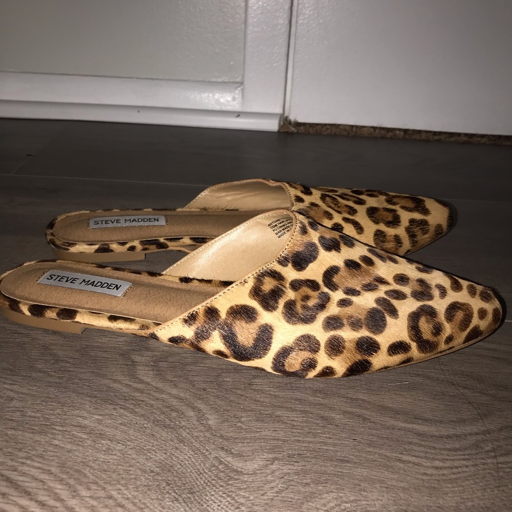 Steve Madden Cheetah Mules